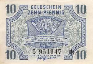 r.212 C 10 Pfennig 1947